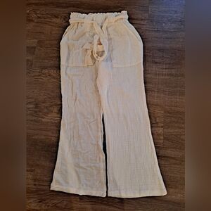 NWT SINCERELY JULES OFF WHITE PANTS SIZE S